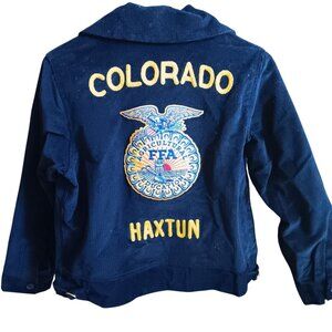 XS Vintage FFA Corduroy Jacket Colorado Haxtun Colorado Size 36